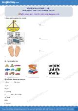Tổng hợp 5 đề thi học kì 1 Tiếng Anh 2 english discovery có đáp án